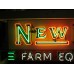 New "New Idea Farm Equipment" Painted Sign with Triple Stroke Neon 72"W x 24"H 